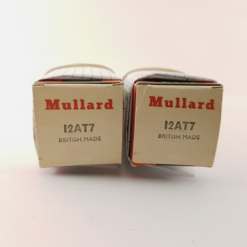 2 X 12AT7 MULLARD TUBE....