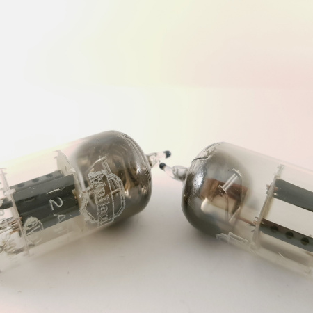 2 X 12AT7 MULLARD TUBE. 1958s SQUARE GETTER PAIR TUBE. TUBE. NOS/NIB. RCB44