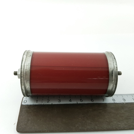 1 X PLASTIC OF50-254 OILD FILLED GLASS CAPACITOR 0.25MFD 5000VDCW HIGH VOLTAGE. RCA299/5