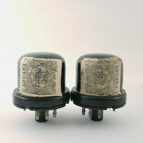 2 X EF12 PHILIPS MINIWATT TUBE....