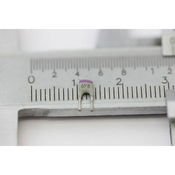 CERAMIC CAPACITOR 6.8pF 100V NOS (New Old Stock) 10PC. CA18U1000F240715