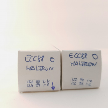 2 x ECC88 HALTRON TUBE....