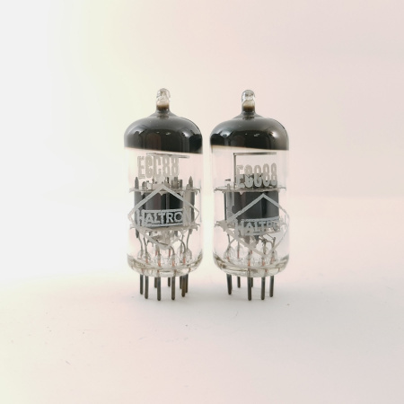 2 x ECC88 HALTRON TUBE. JAPAN MADE. MATCHED PAIR NOS. RCB397