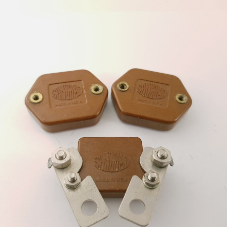 1 X LOT OF 3  SANTGAMO ELECTRIC MICA CAPACITOR 0.01uF 600V. NOS. RC255U1