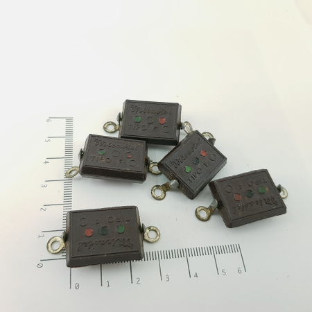 1 X LOT OF 5 MICADIEL MICA CAPACITOR 5000pF 500V. NOS. RC255U1