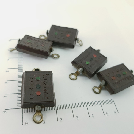 1 X LOT OF 5 MICADIEL MICA CAPACITOR 5000pF 500V. NOS. RC255U1