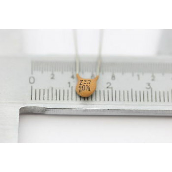 CERAMIC CAPACITOR 33pF 20% NOS ( New Old Stock ) 10PC CA14CU200F230715