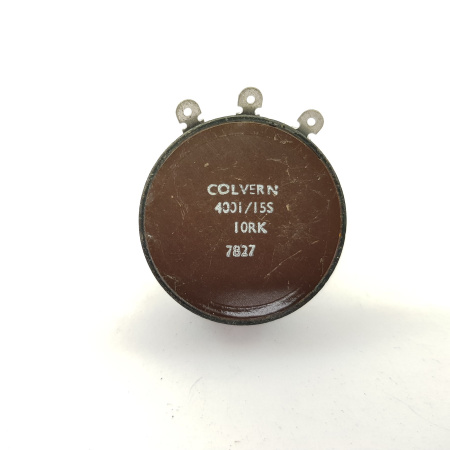 1 X POTENTIOMETER COLVERN 10R 10OHM LIN W/O ON/OFF NOS. RCA399U1F300124