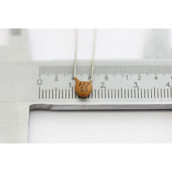 CERAMIC CAPACITOR 2.7 pF 0,5% NOS (New Old Stock) 10PC CA13U80+F230715