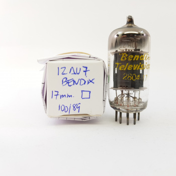 1 X 12AU7 BENDIX TUBE. 17mm...