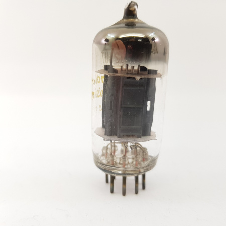 1 X 12AU7 BENDIX TUBE. 17mm PLATE SQUARE GETTER. NOS. RCB41