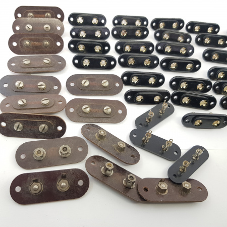 LOTE DE 50 X CLAVIJAS PARA ALTAVOCES, ANTENAS, DIPOLOS. NOS. RZOC12/10