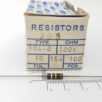 1 X 1/2W 100K 10% VINTAGE...