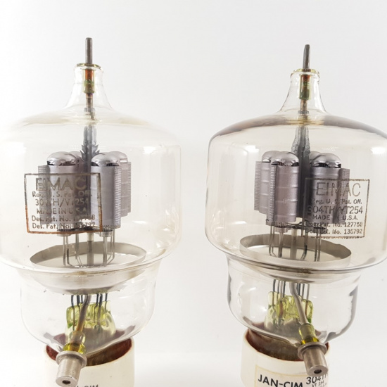2 X JAN 304TH / VT254 EIMAC TUBE....