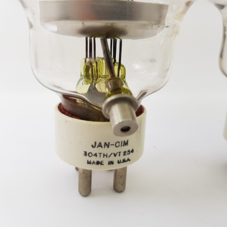 2 X JAN 304TH / VT254 EIMAC TUBE. PAIR TUBES. NOS. RCB409