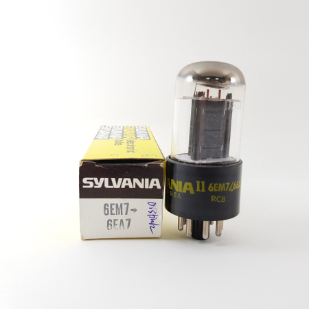 1 X 6EM7 / 6EA7 SYLVANIA TUBE. NOS/NIB. RCB44