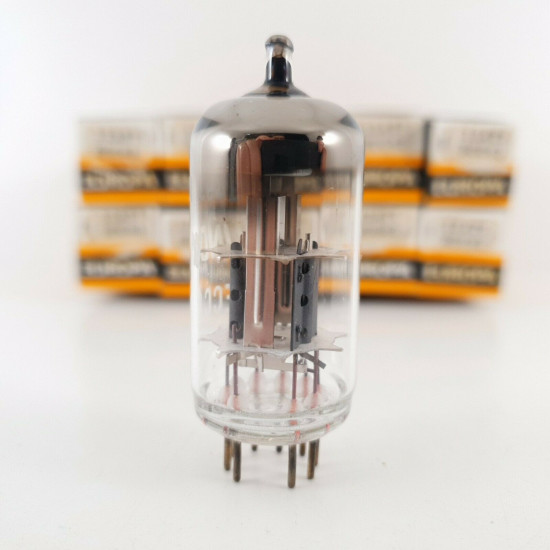 10 X 12AT7 / ECC81 KUNDAN TUBE. EUROPA BOX. SMOOTH PLATES. CU  ENA