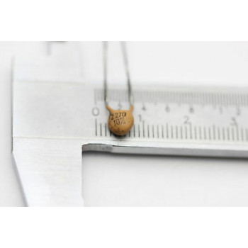 CERAMIC CAPACITOR 0.27nF 100V 10% NOS (NEW OLD STOCK) 5PC. CA84U1680F111016