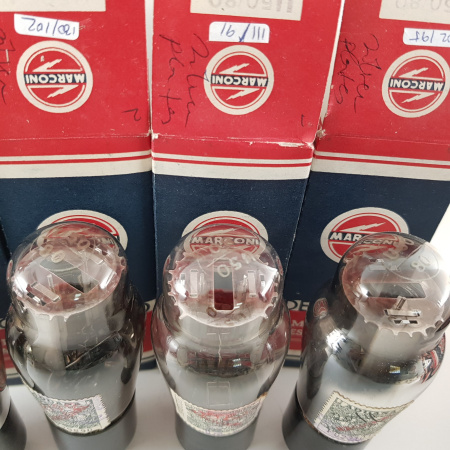 1 X U50/80 MARCONI TUBE. SILVER PLATES. 1948s NOS/NIB. AVAILABLE 8PCS RCB399