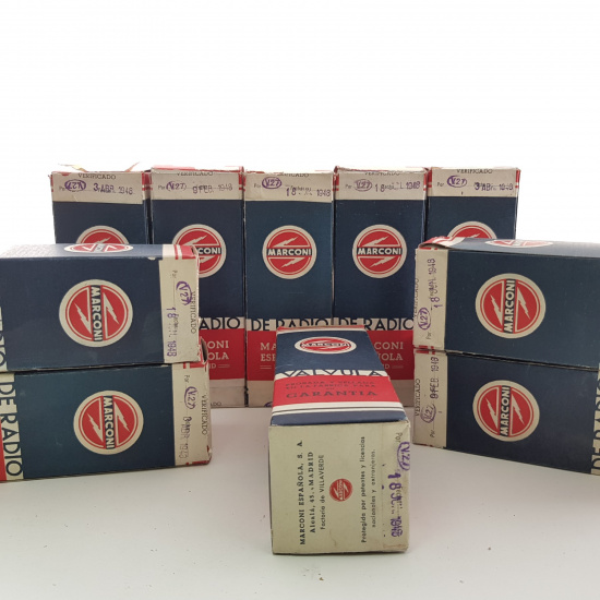 1 X U50/80 MARCONI TUBE. SILVER...