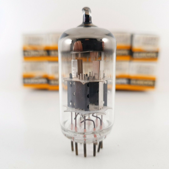 10 X 12AT7 / ECC81 KUNDAN TUBE. EUROPA BOX. SMOOTH PLATES. CU  ENA