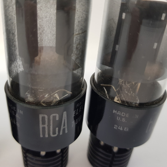 4 X 6SL7GT RCA TUBE. SMOKE. MATCHED...