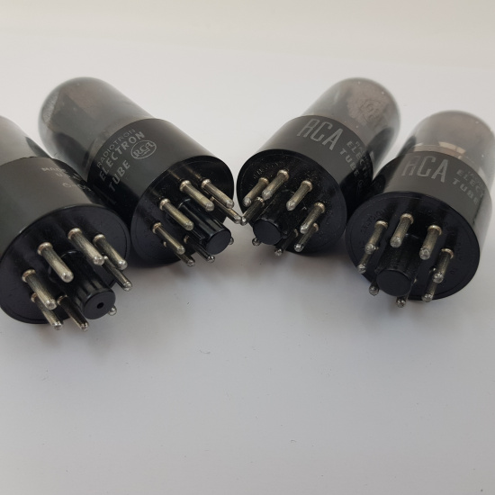 4 X 6SL7GT RCA TUBE. SMOKE. MATCHED...