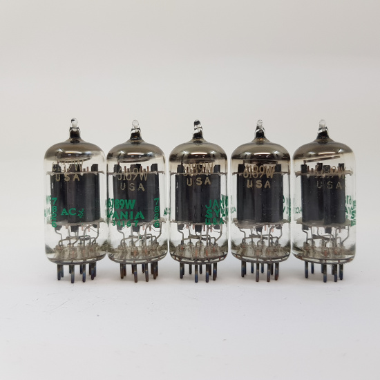 5 X JAN 6189W SYLVANIA TUBE. NOS /...