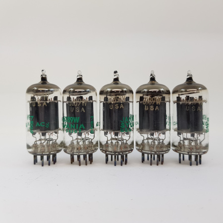 5 X JAN 6189W SYLVANIA TUBE. NOS / NIB. RC115