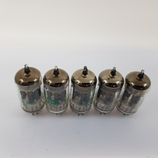 5 X JAN 6189W SYLVANIA TUBE. NOS /...