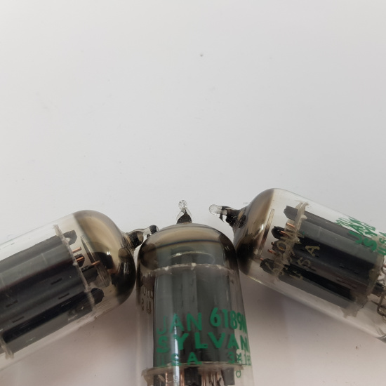 5 X JAN 6189W SYLVANIA TUBE. NOS /...