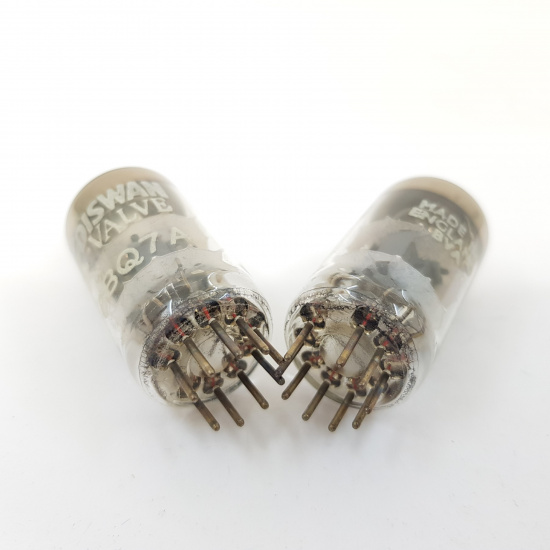 2 X 6BQ7A EDISWAN TUBE. MATCHED PAIR....
