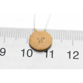 CERAMIC CAPACITOR U39 5% 39pF NOS ( New Old Stock ) 5PC CA59U195+F131015