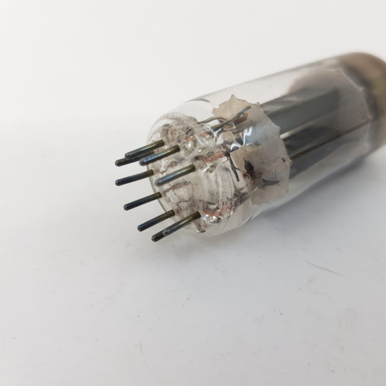 1 X 12BH7A TUBE. SQUARE GETTER BLACK...