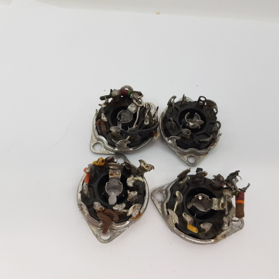 LOT OF 4 LOCKTAL SOCKET TUBE. 8 PINS....