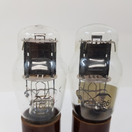 2 X 1626 / VT137 RCA TUBE. NOS/NIB. SQUARE GETTER. MATCHED PAIR.  RC63