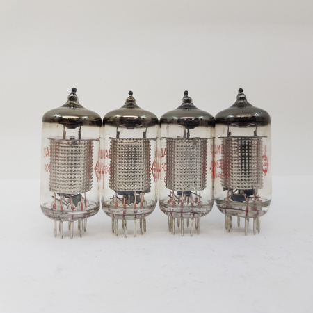 4 X 6084 / EF86 RUSSIAN PRODUCTION NATIONAL TUBE. MATCHED QUAD. NOS/NIB. RCB6