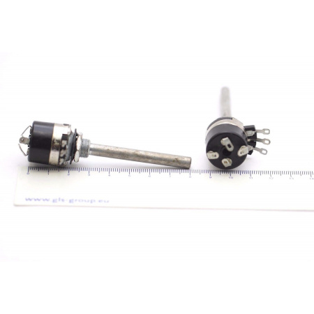 1 X POTENTIOMETER PIHER 2M OHM LOG W ON/OFF B (NEW OLD STOCK) 1PC. CA365U23F190424