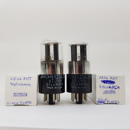 2 X 12SL7GT / VT289 SYLVANIA TUBE....