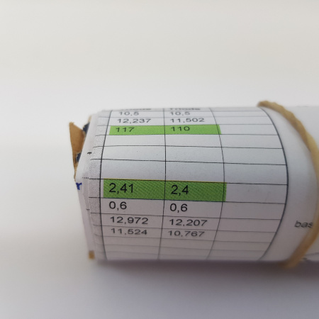 1 X 12AU7 RT TUBE. 1954s PRODUCTION D GETTER. NOS/NIB. RCB41