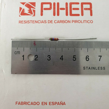 3 X 1/4W 560R 5% 1970s VINTAGE PIHER RESISTOR. NOS. C1794U66F150121