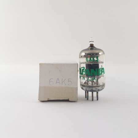 1 X 6AK5 SYLVANIA TUBE. NOS/NIB. RCB6