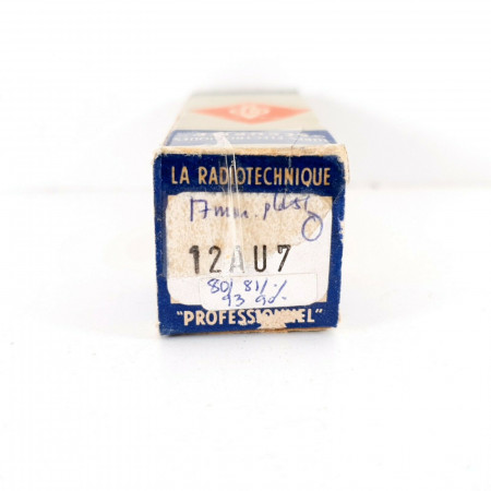 1 X 12AU7 TUBE. RT BRAND. 17MM PLATES. CF  ENA