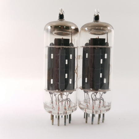 2 X 13DE7 HALTRON TUBE. COPPER RODS. MATCHED PAIR. 3. CH76