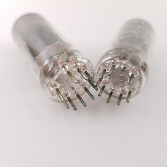 2 X 13DE7 HALTRON TUBE. COPPER RODS....