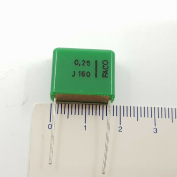 2 X CAPACITOR FACO 0,25UF...