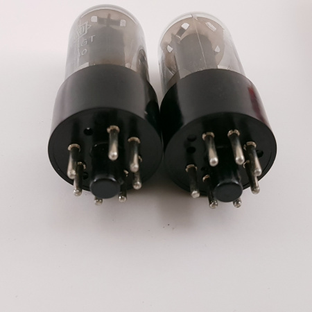 2 X 6F6GT FIVRE PRODUCTION TUBE. BRANDED RSD. NOS/NIB. BLACK PLATES. 11A. CB402