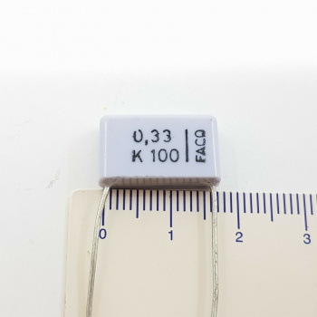 2 X CAPACITOR FACO 0,33uF...