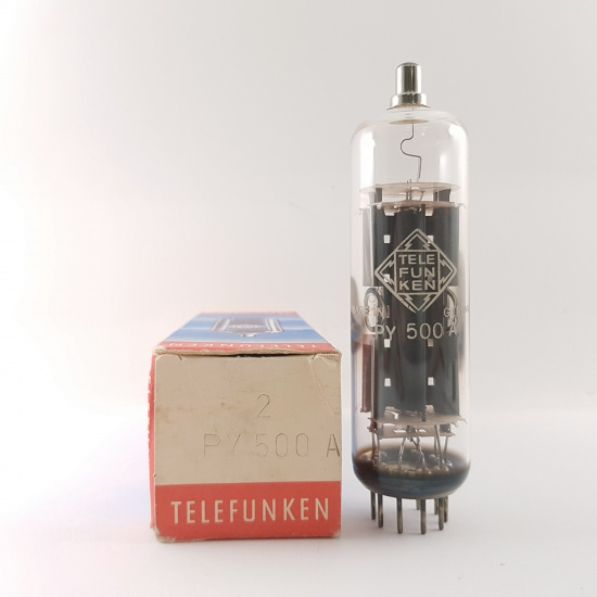 1 X PY500A TELEFUNKEN TUBE. NOS/NIB. RC10/V2