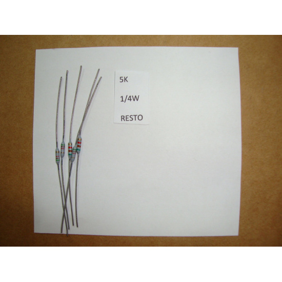 4 X RESISTOR 1/4W 10K 5%  NEW. C1502